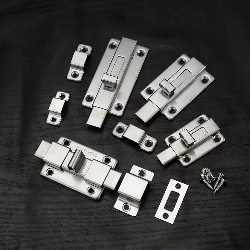 Furniture Hardware Paint - Self-Elastic Latch Security Bolt Latch Anti-theft