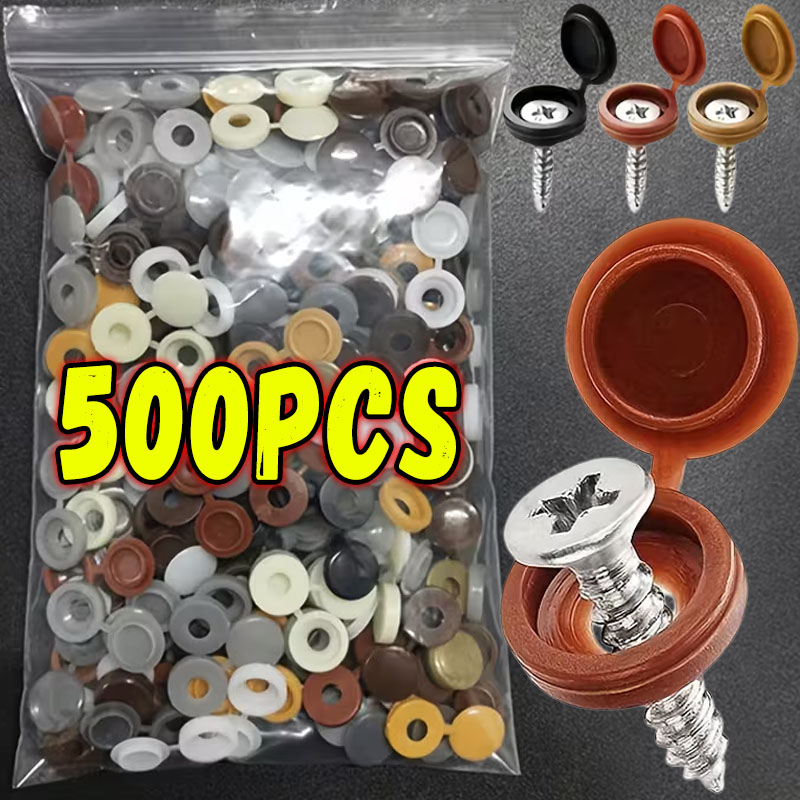Furniture Hardware Nails - 10/500pcs Nails Screw Caps Plastic Protective