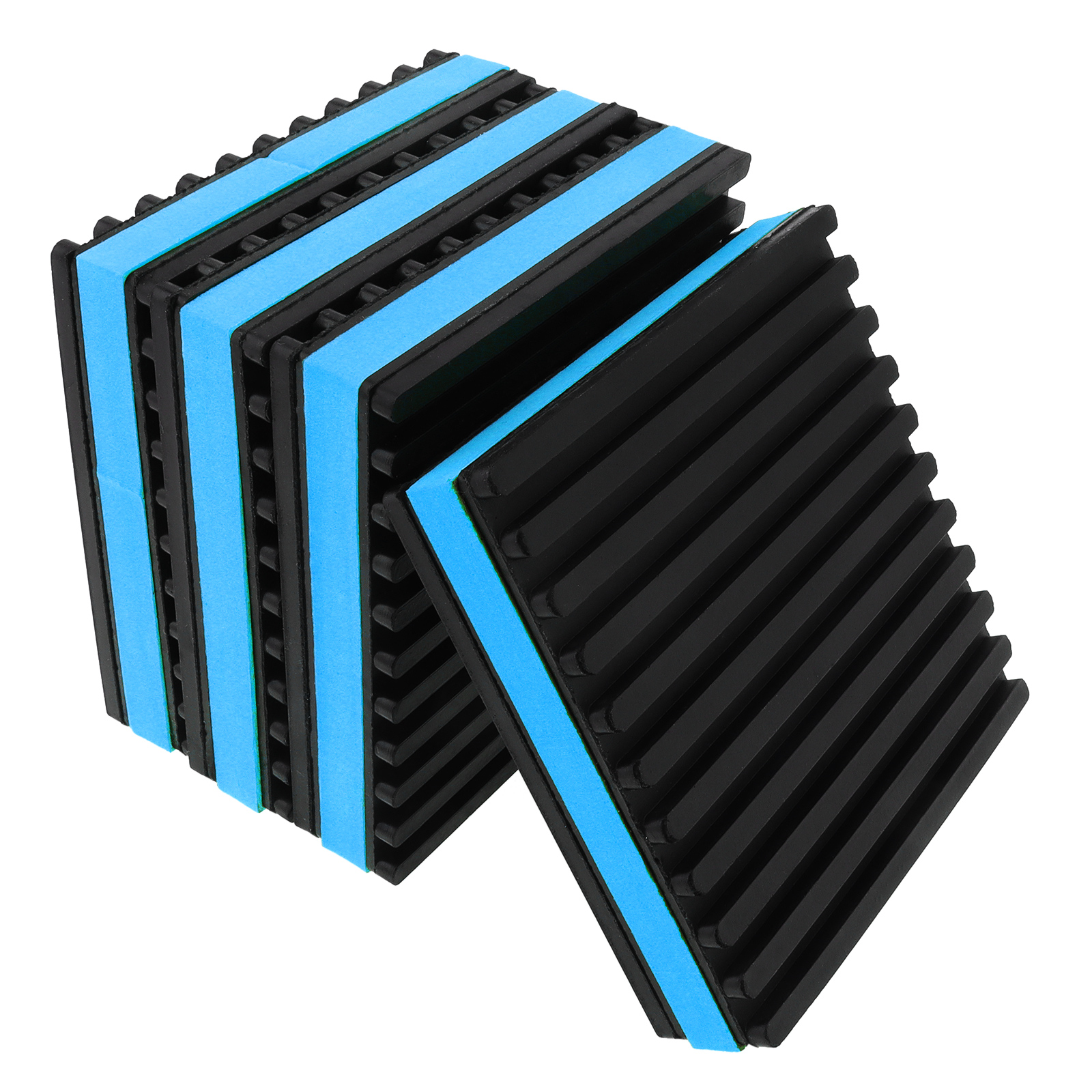 Furniture Foot Pad - 4pcs Rubber Anti-Vibration Pad for HVAC