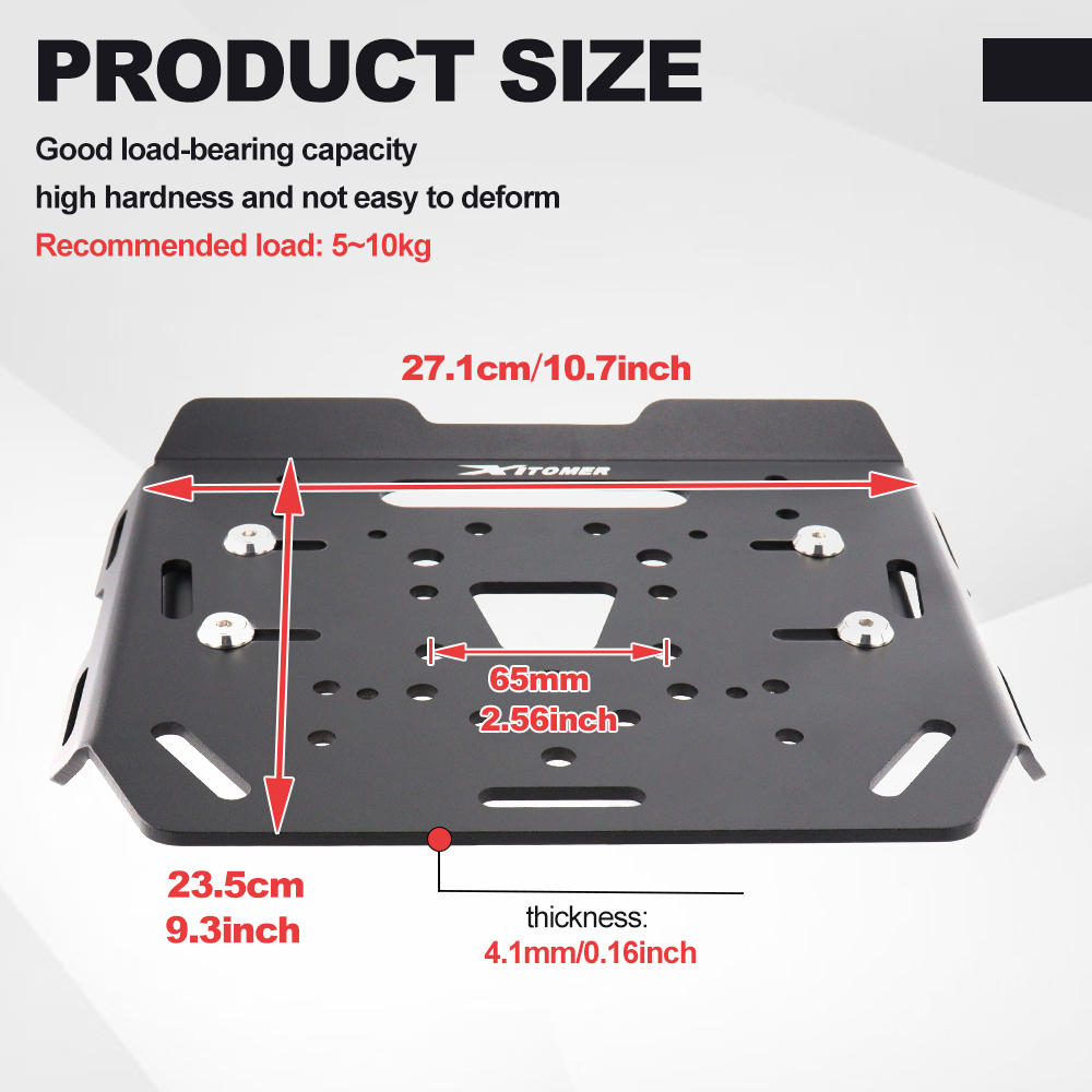Motorcycle Top Box Rear Carrie - Shelf Bracket Pair recension och pris