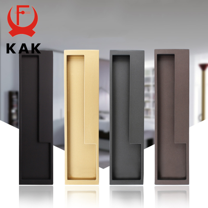 KAK Black Gold Sliding Door Ha - Furniture Hardware Gold recension och pris