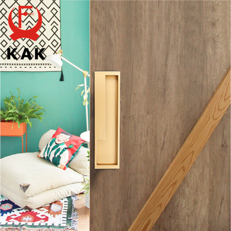 KAK Black Gold Sliding Door Ha - Furniture Hardware Gold recension och pris