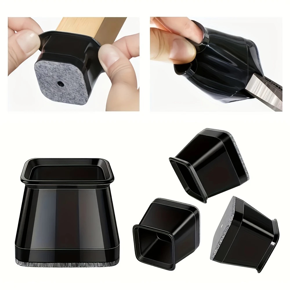 24 Pcs Chair Leg Floor Protect - Furniture Foot Pad recension och pris