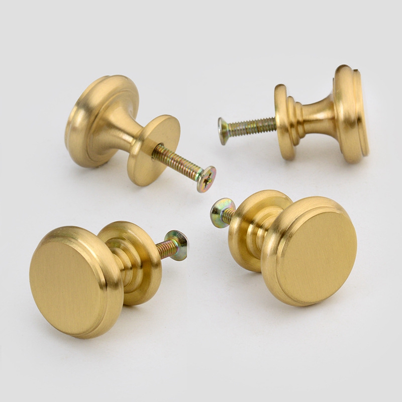 Brass Knobs Cabinet Handles Ki - Furniture Hardware Gold recension och pris