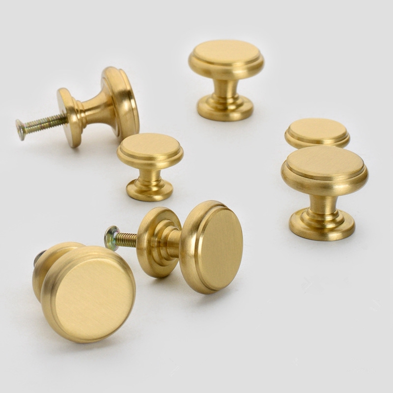 Brass Knobs Cabinet Handles Ki - Furniture Hardware Gold recension och pris
