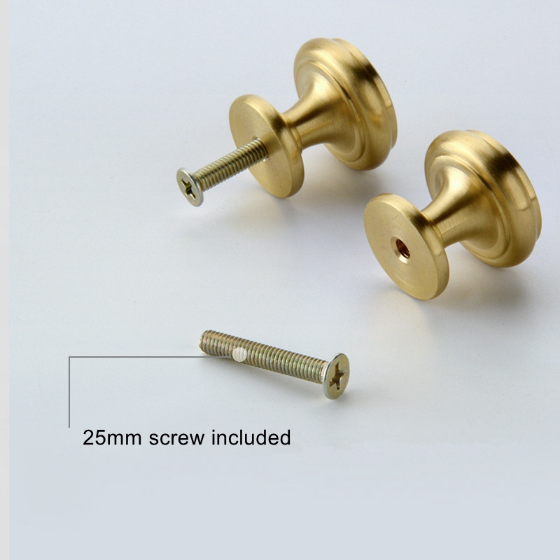 Brass Knobs Cabinet Handles Ki - Furniture Hardware Gold recension och pris