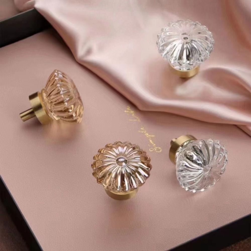 Crystal Glass Furniture Handle - Furniture Hardware Gold recension och pris