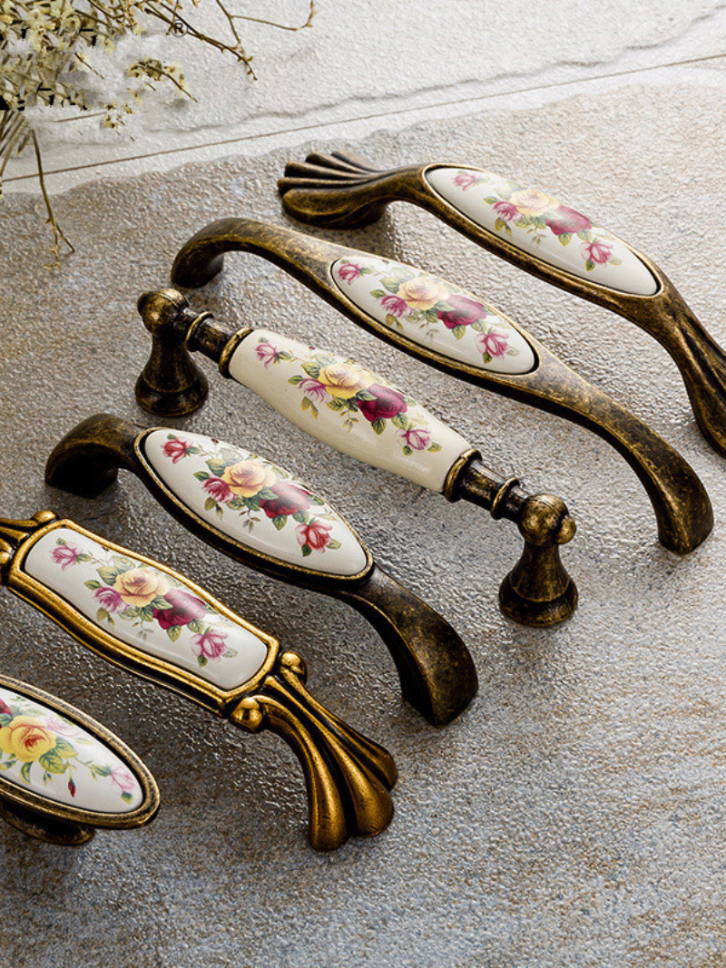 Vintage Ceramic Handle Antique - Vintage Furniture Hardware Pulls recension och pris