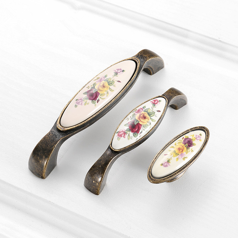 Vintage Ceramic Handle Antique - Vintage Furniture Hardware Pulls recension och pris