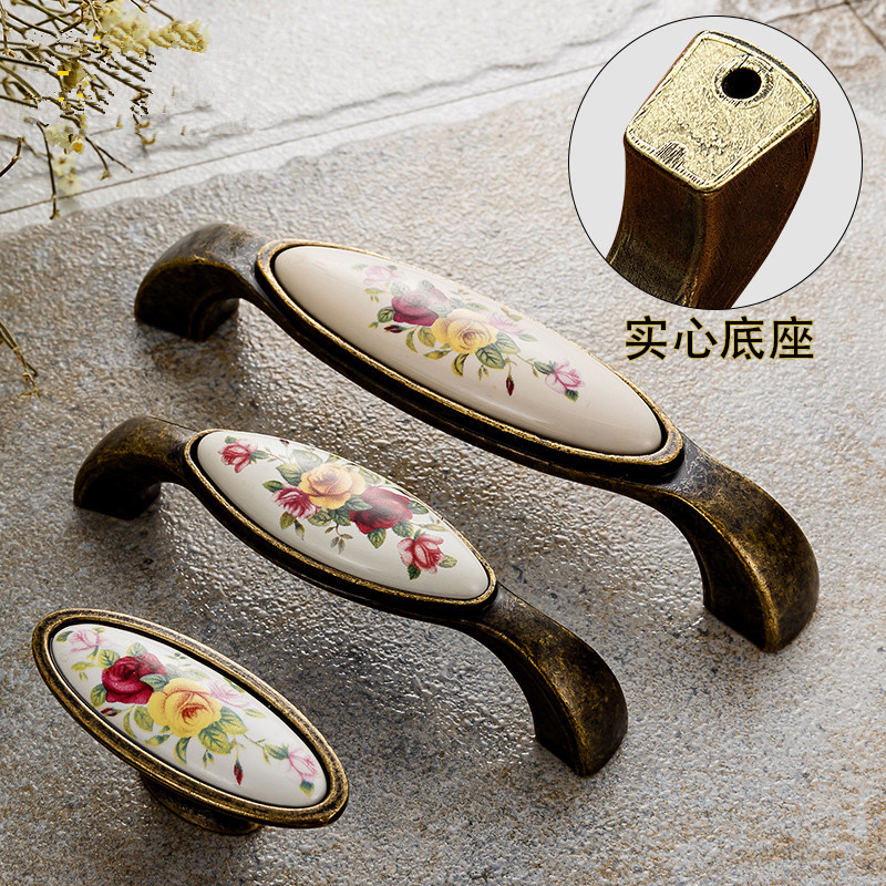 Vintage Ceramic Handle Antique - Vintage Furniture Hardware Pulls recension och pris