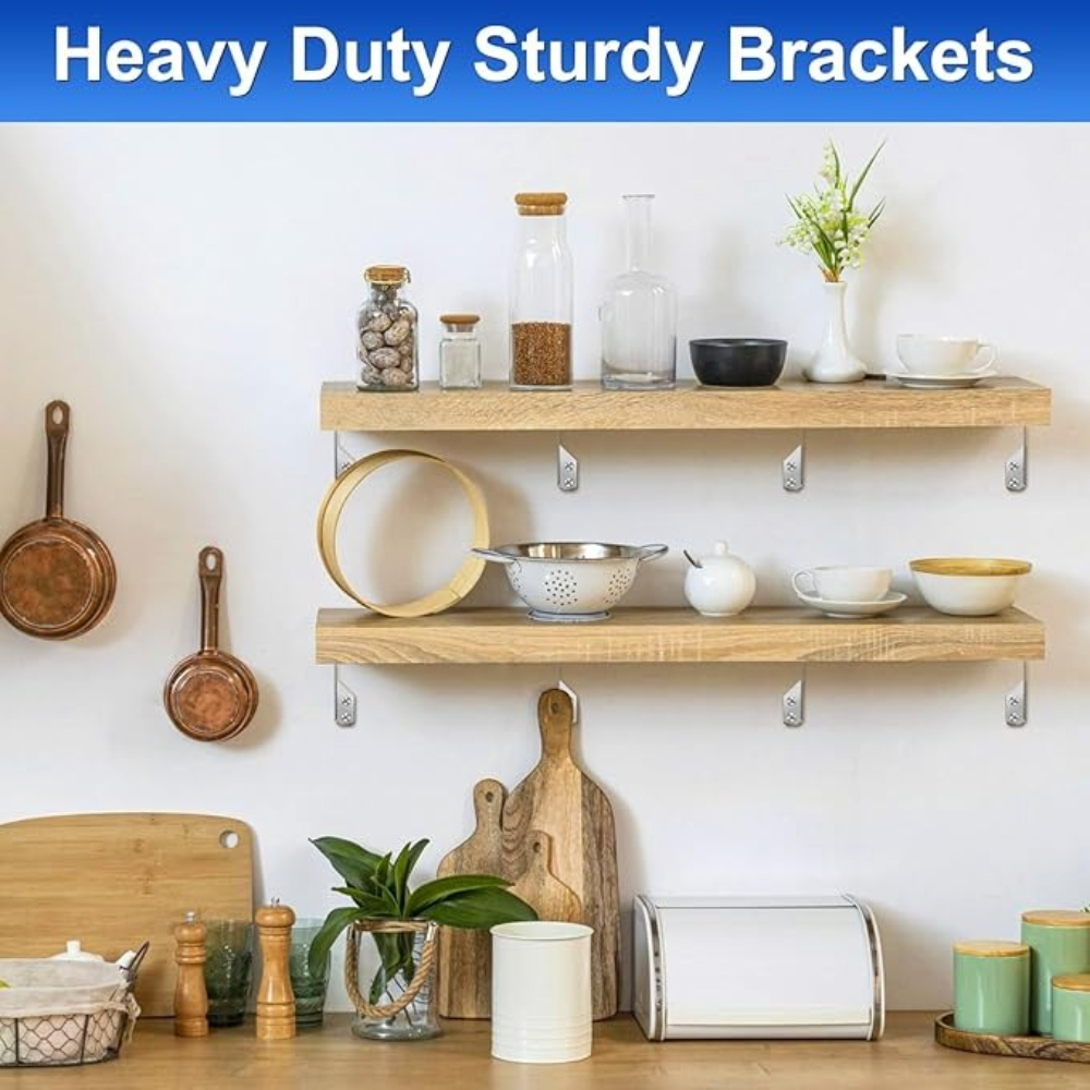 1-120Set Furniture Corner Conn - Shelf Bracket Pair recension och pris