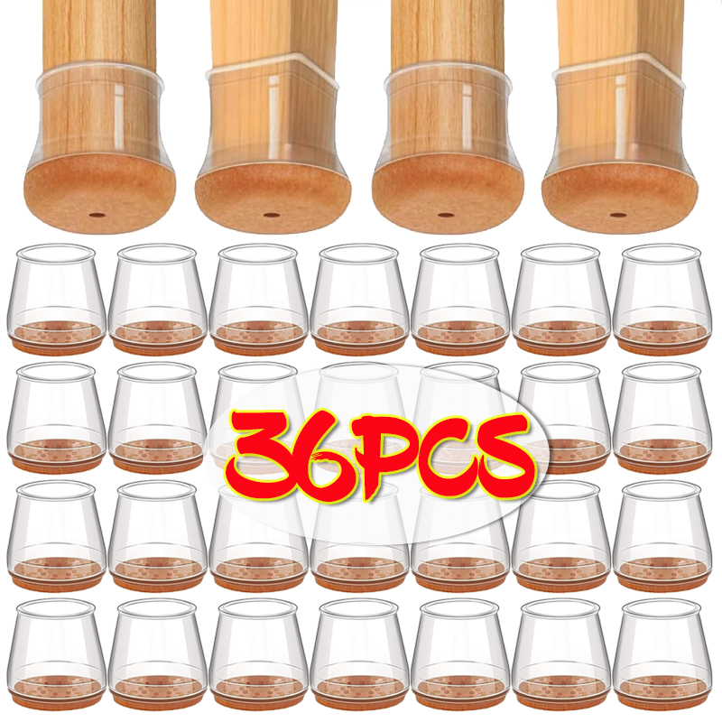 36/1PC Silicone Chair Leg Floo - Furniture Foot Pad recension och pris