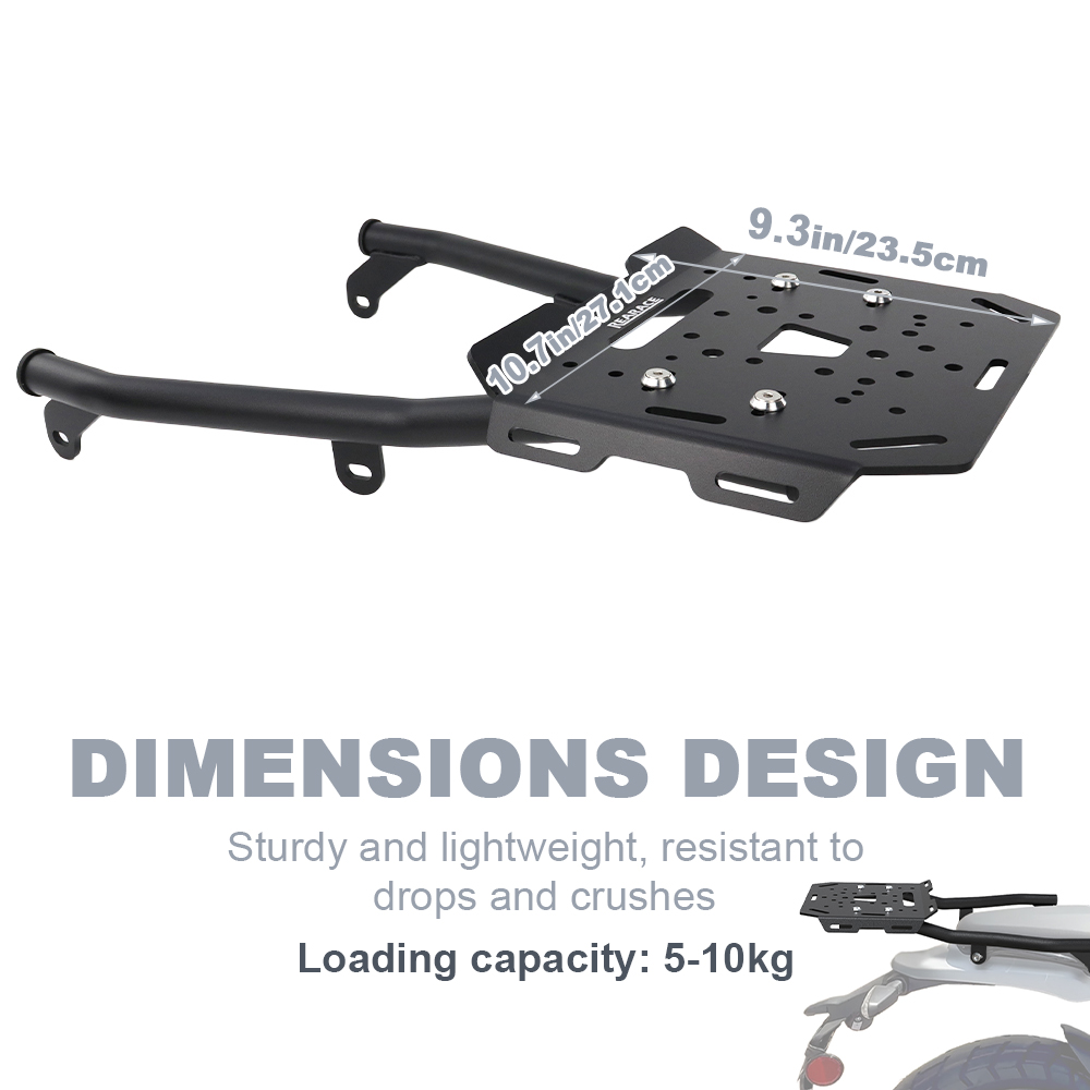 Motorcycle Top Box Carrier She - Shelf Bracket Pair recension och pris