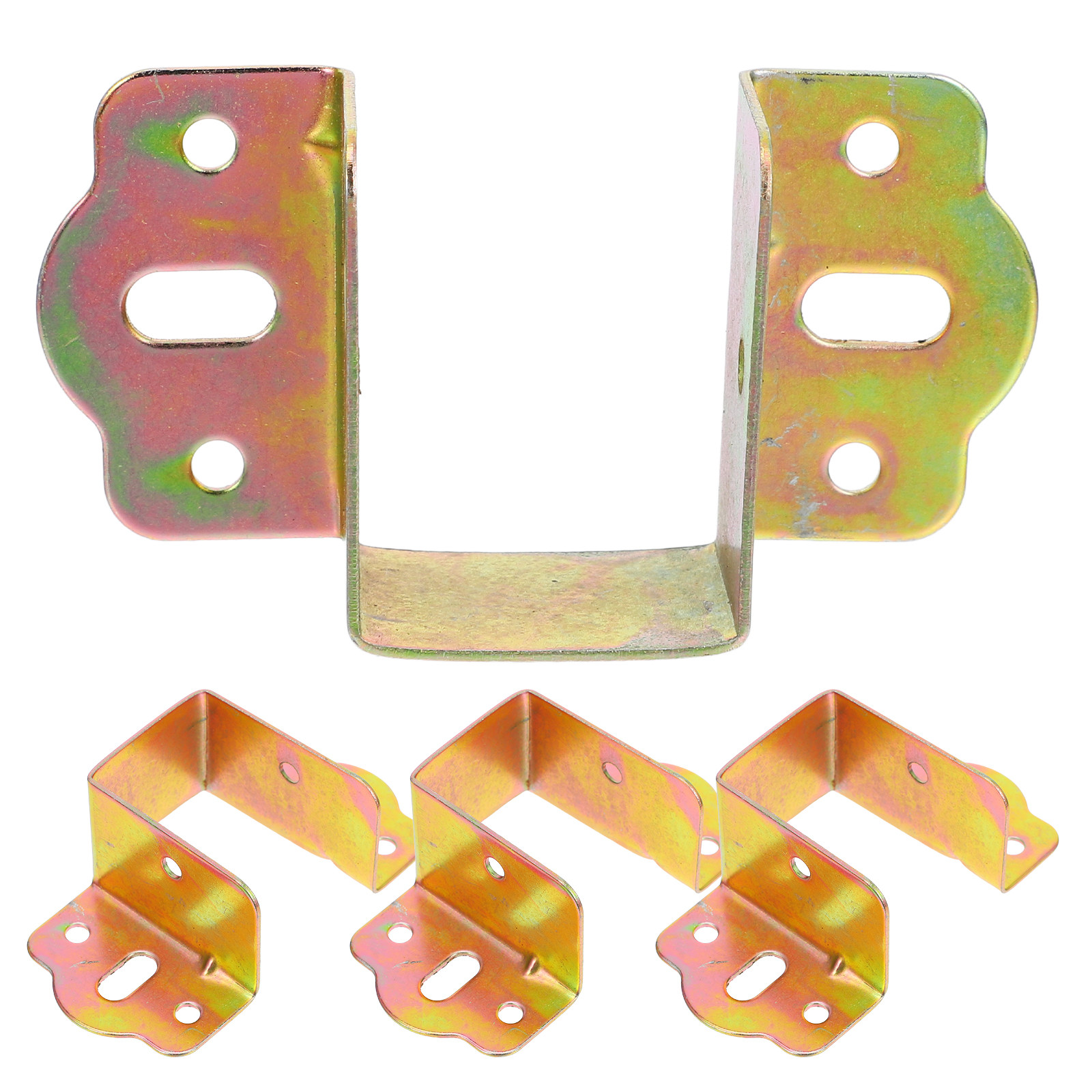 4Pcs Thickened Bed Rail Bracke - Furniture Rails Hardware recension och pris