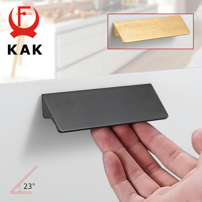 KAK Black Silver Gold Hidden C - Furniture Hardware Gold recension och pris