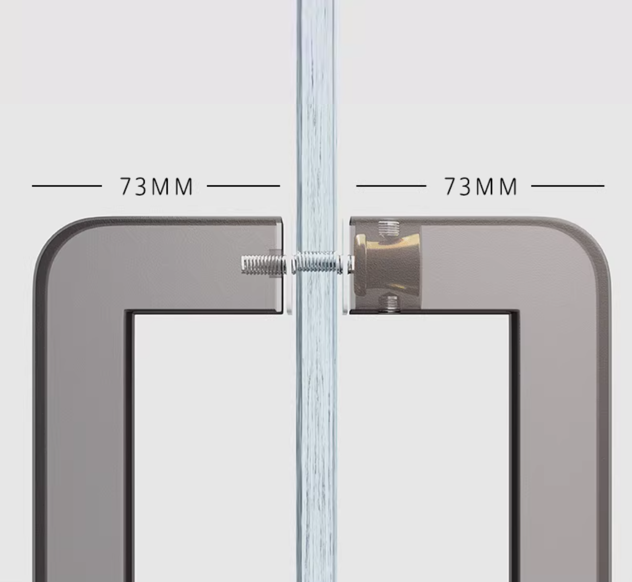 1Pc Stainless Steel Entry Glas - Furniture Hardware Gold recension och pris