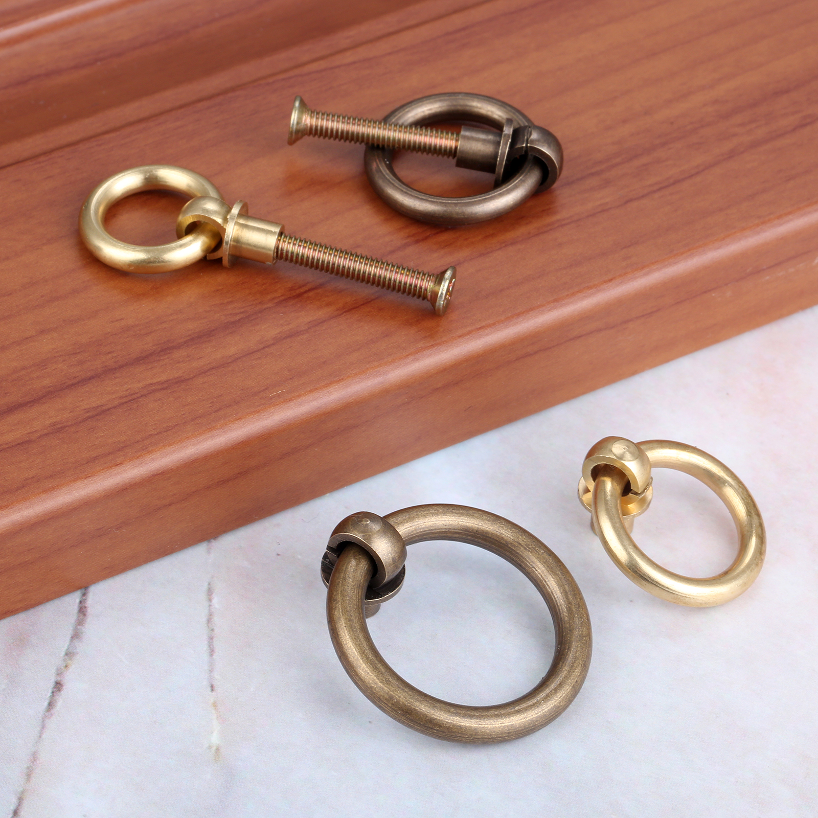 2Pcs Antique Drawer Cabinet Do - Vintage Furniture Hardware Pulls recension och pris