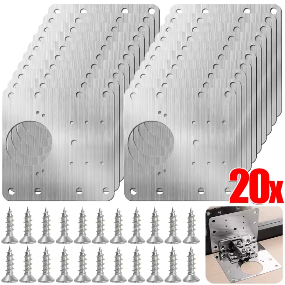 Kitchen Cabinet Door Hinges Re - Furniture Hardware Fixing Screws recension och pris