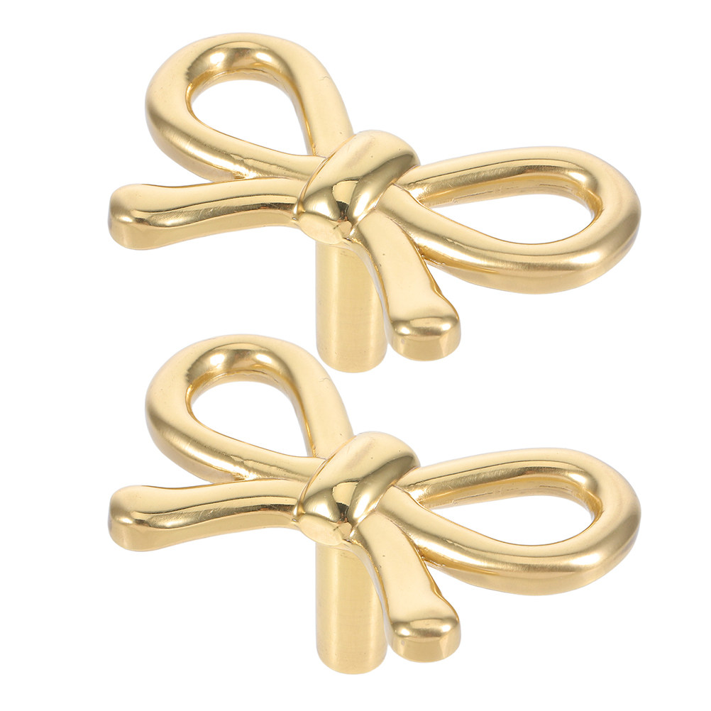 2Pcs Brass Bow Drawer Handles  - Vintage Furniture Hardware Pulls recension och pris