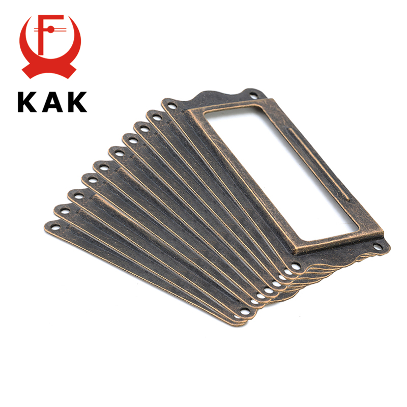 10pcs NED Antique Brass Handle - Vintage Furniture Hardware Pulls recension och pris