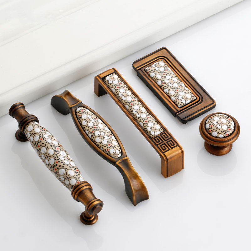 KK&FING Matte Coffee Zinc Allo - Vintage Furniture Hardware Pulls recension och pris