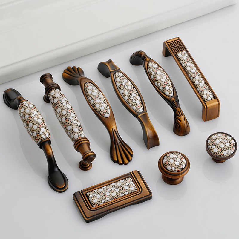 KK&FING Matte Coffee Zinc Allo - Vintage Furniture Hardware Pulls recension och pris