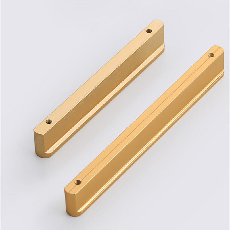 KK&FING 1PC Simple Gold Brushe - Furniture Hardware Gold recension och pris