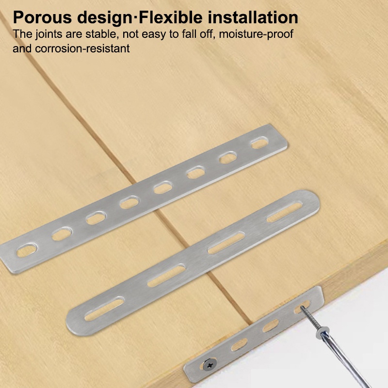 Stainless Steel Flat Corner Br - Shelf Bracket Pair recension och pris