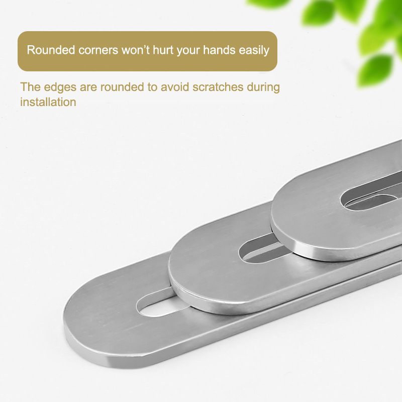 Stainless Steel Flat Corner Br - Shelf Bracket Pair recension och pris