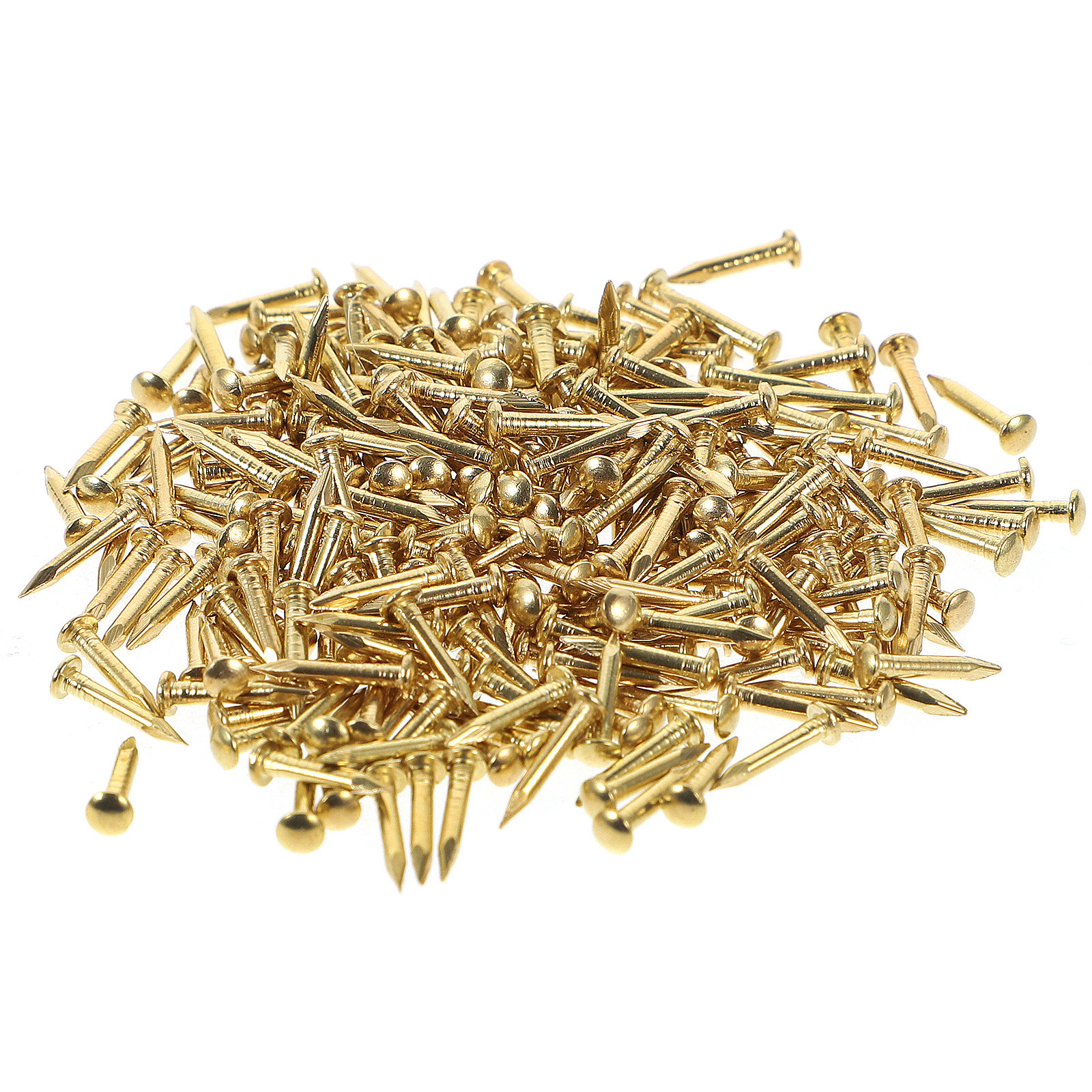 200Pcs 8Mm Brass Decorative Na - Furniture Hardware Nails recension och pris