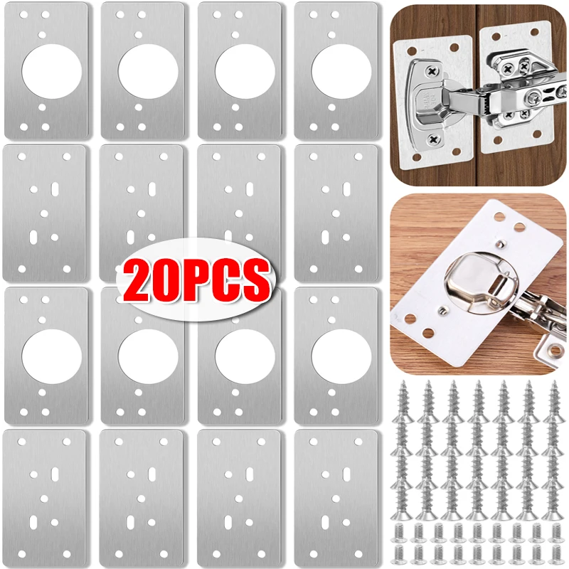 Stainless Steel Hinge Repair P - Furniture Hardware Fixing Screws recension och pris