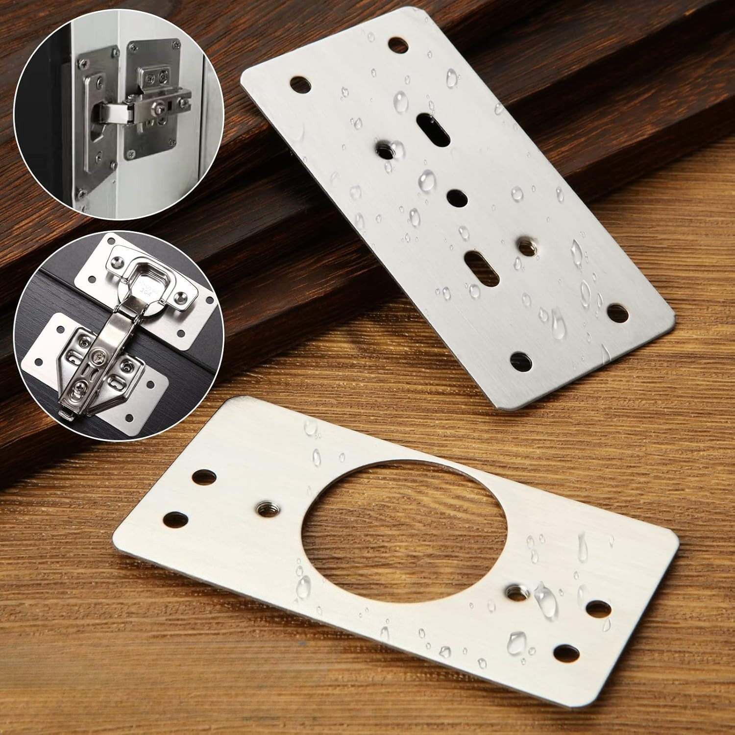 Stainless Steel Hinge Repair P - Furniture Hardware Fixing Screws recension och pris