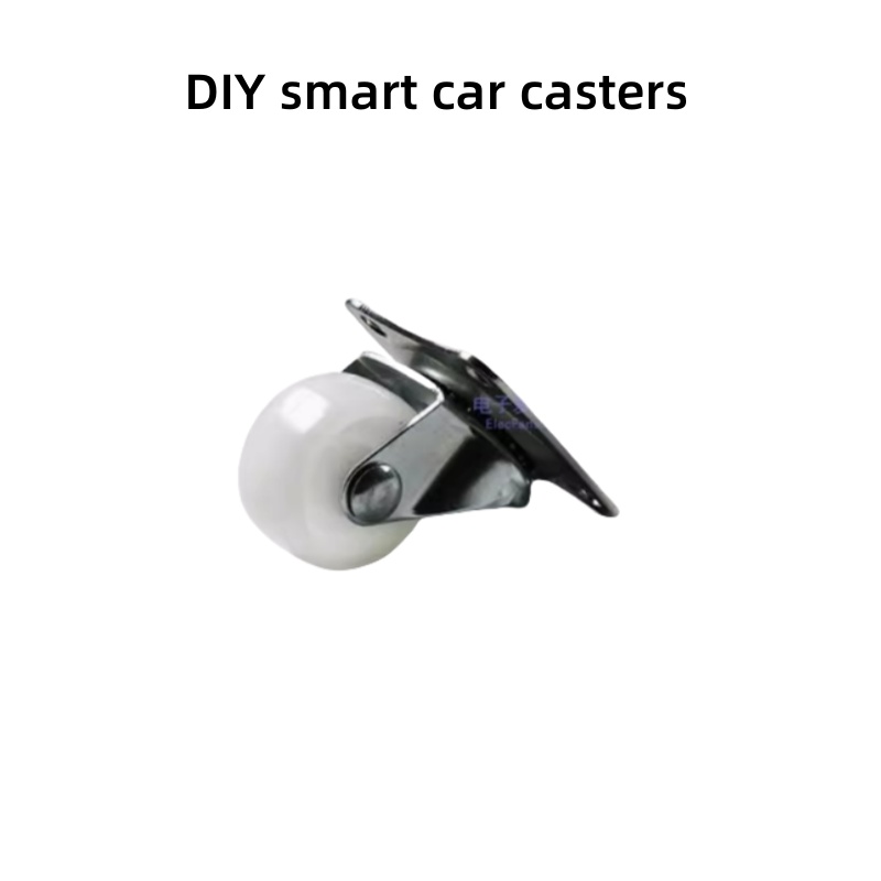 1-Inch White PP Trolley Univer - Furniture Rails Hardware recension och pris