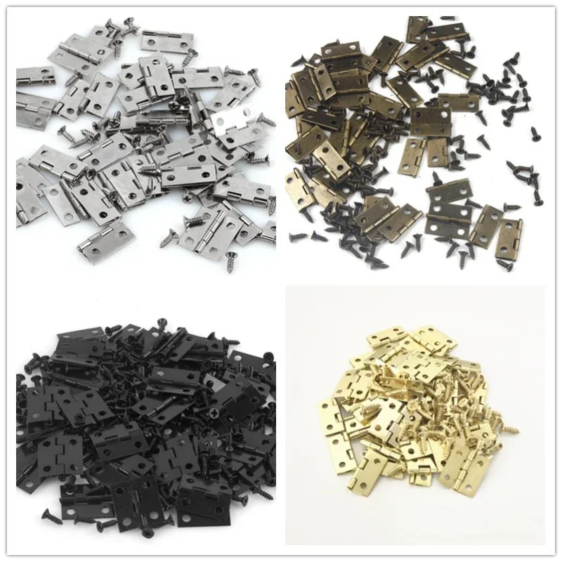 50pcs Mini Hinge For Small Cra - Furniture Hardware Gold recension och pris