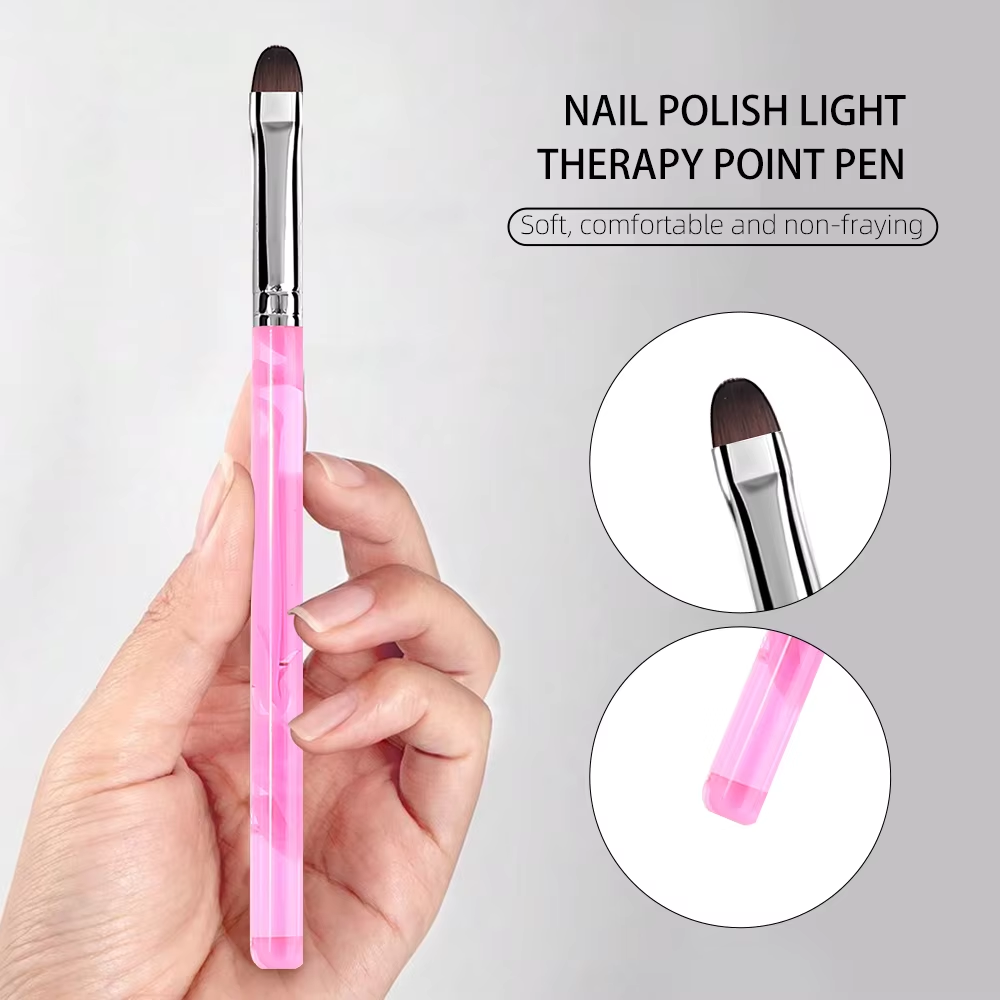 1PCS Oval UV Gel Nail Art Brus - Furniture Hardware Nails recension och pris