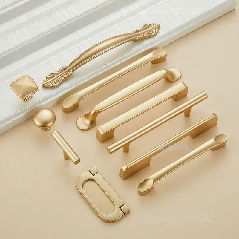 Kitchen Cupboard Knob Square U - Furniture Hardware Gold recension och pris