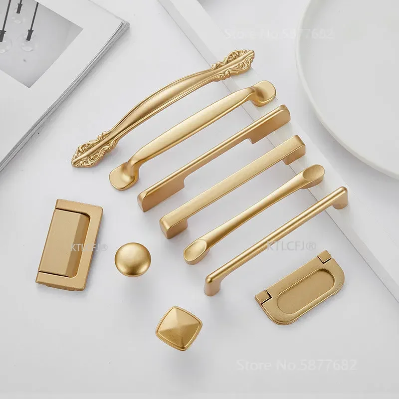 Kitchen Cupboard Knob Square U - Furniture Hardware Gold recension och pris