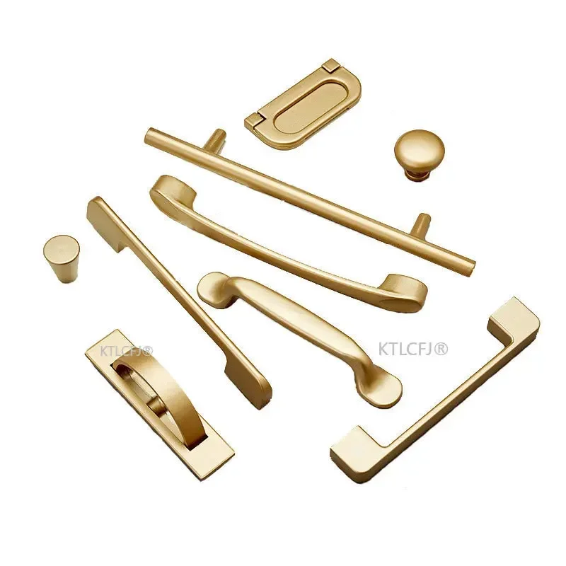 Kitchen Cupboard Knob Square U - Furniture Hardware Gold recension och pris