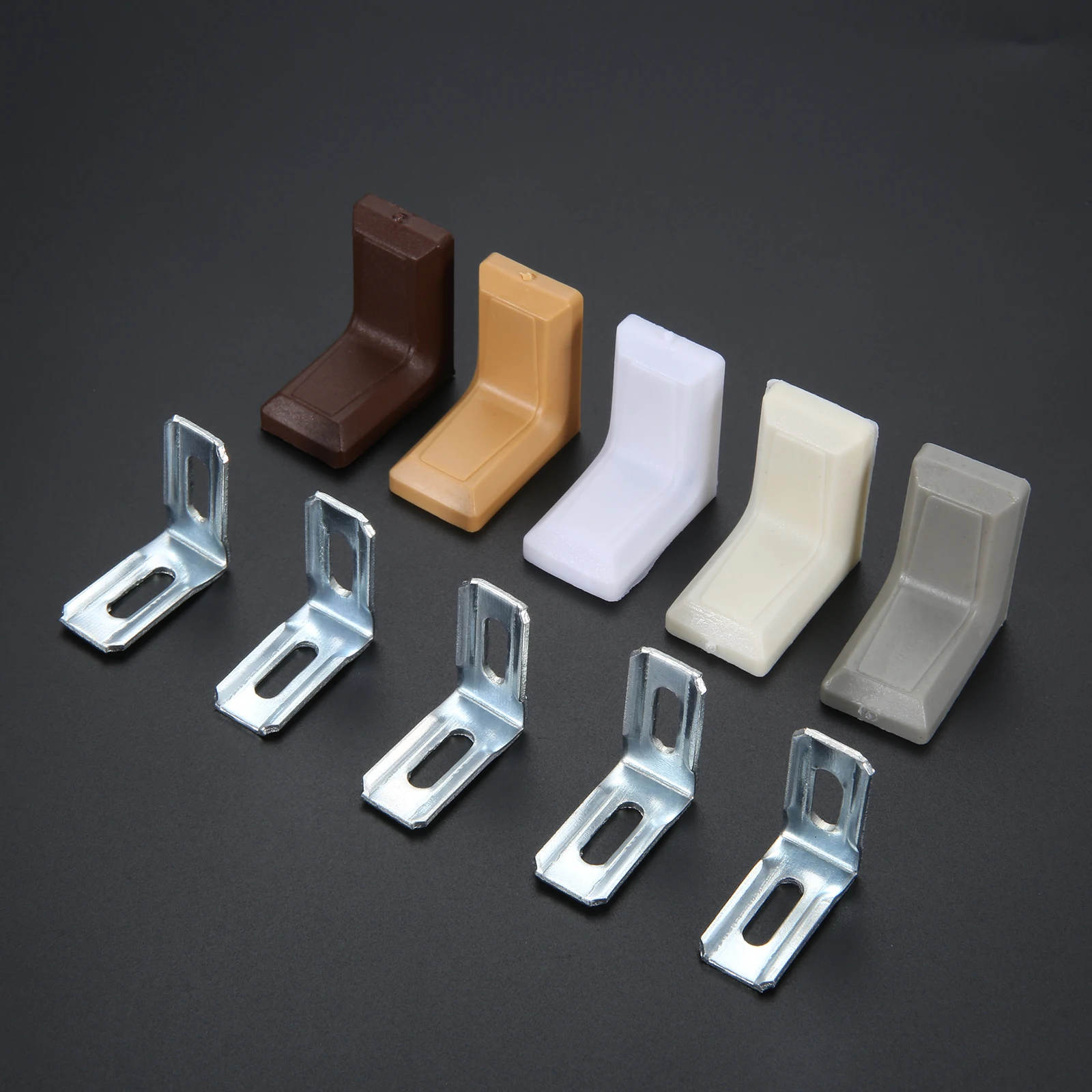 20Pcs 90 Degrees L Shape Corne - Shelf Bracket Pair recension och pris