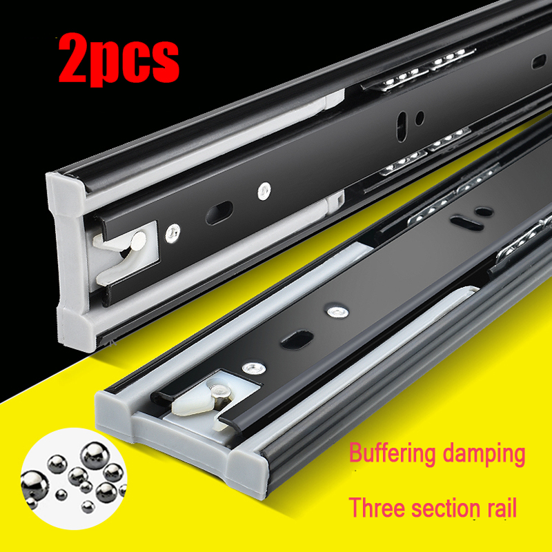 2 Pcs Stainless Steel Drawer S - Furniture Rails Hardware recension och pris
