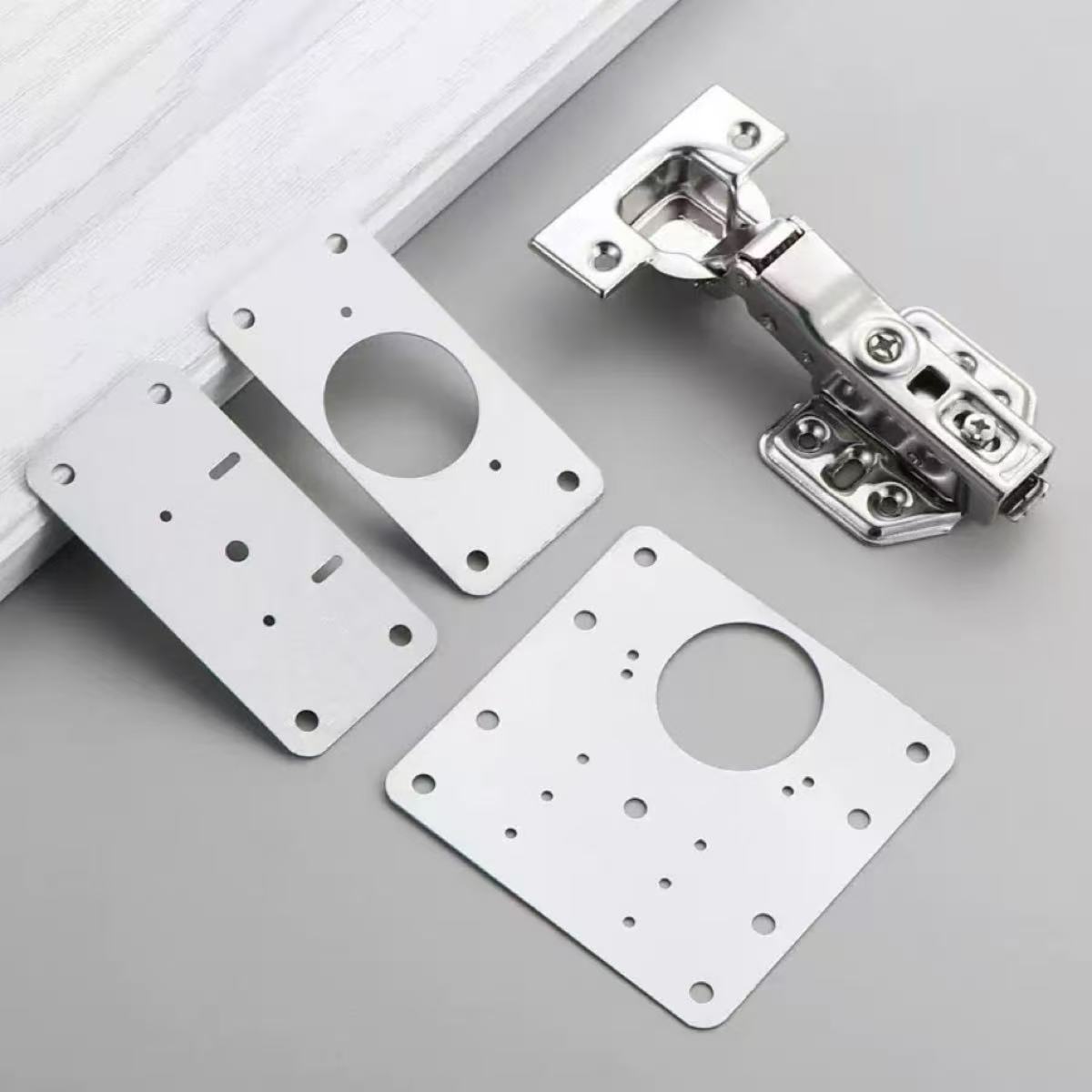 Hinge Repair Plate Kitchen Cab - Furniture Hardware Fixing Screws recension och pris
