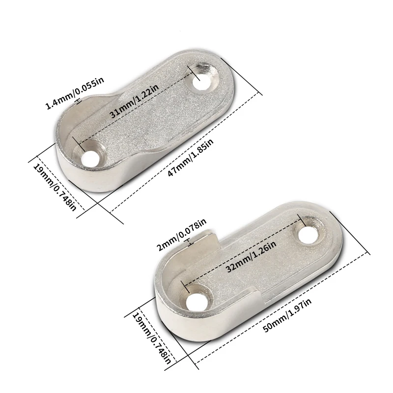 6pcs Bracket, furniture hardwa - Furniture Rails Hardware recension och pris