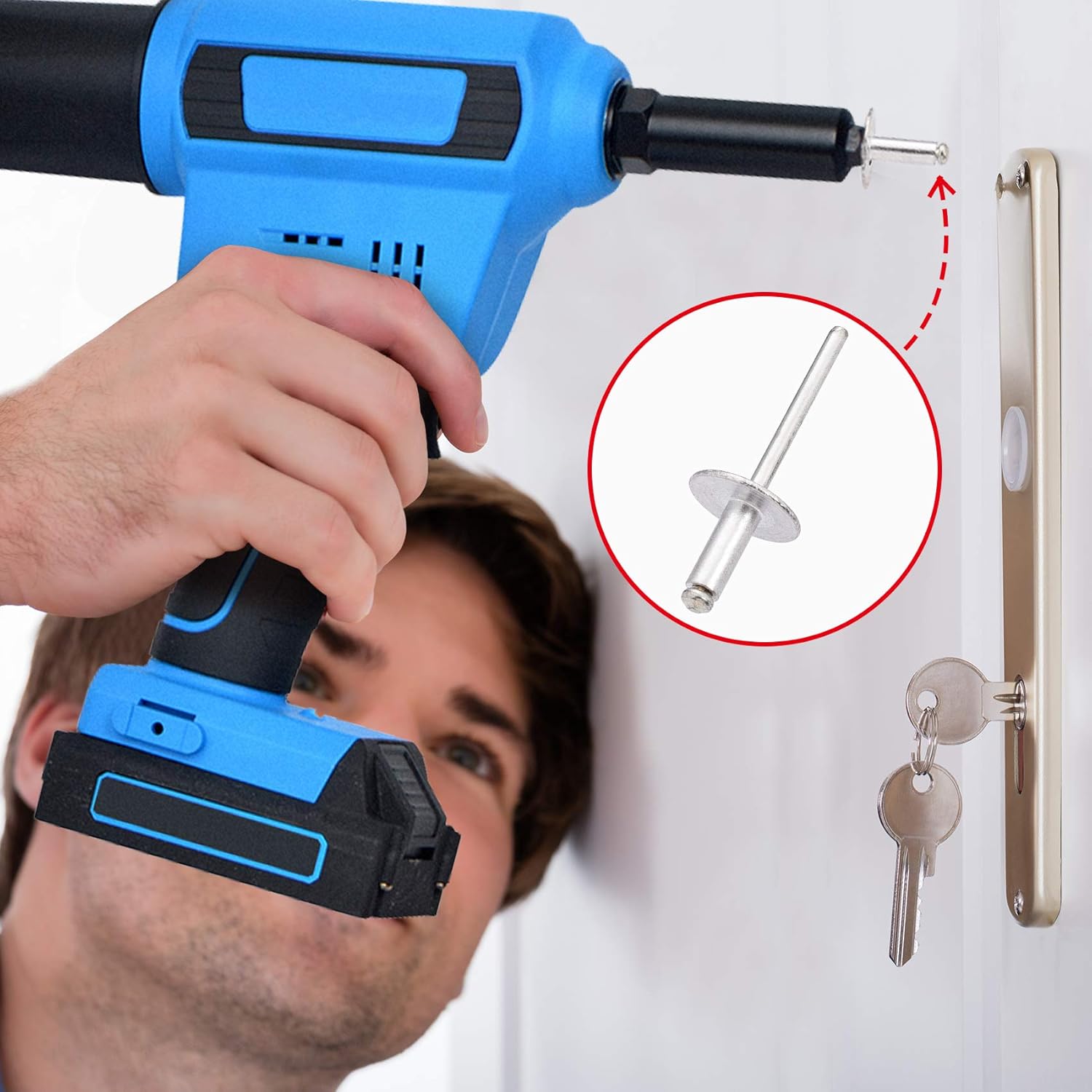 M5 Dome Head Blind Rivets Alum - Furniture Hardware Nails recension och pris