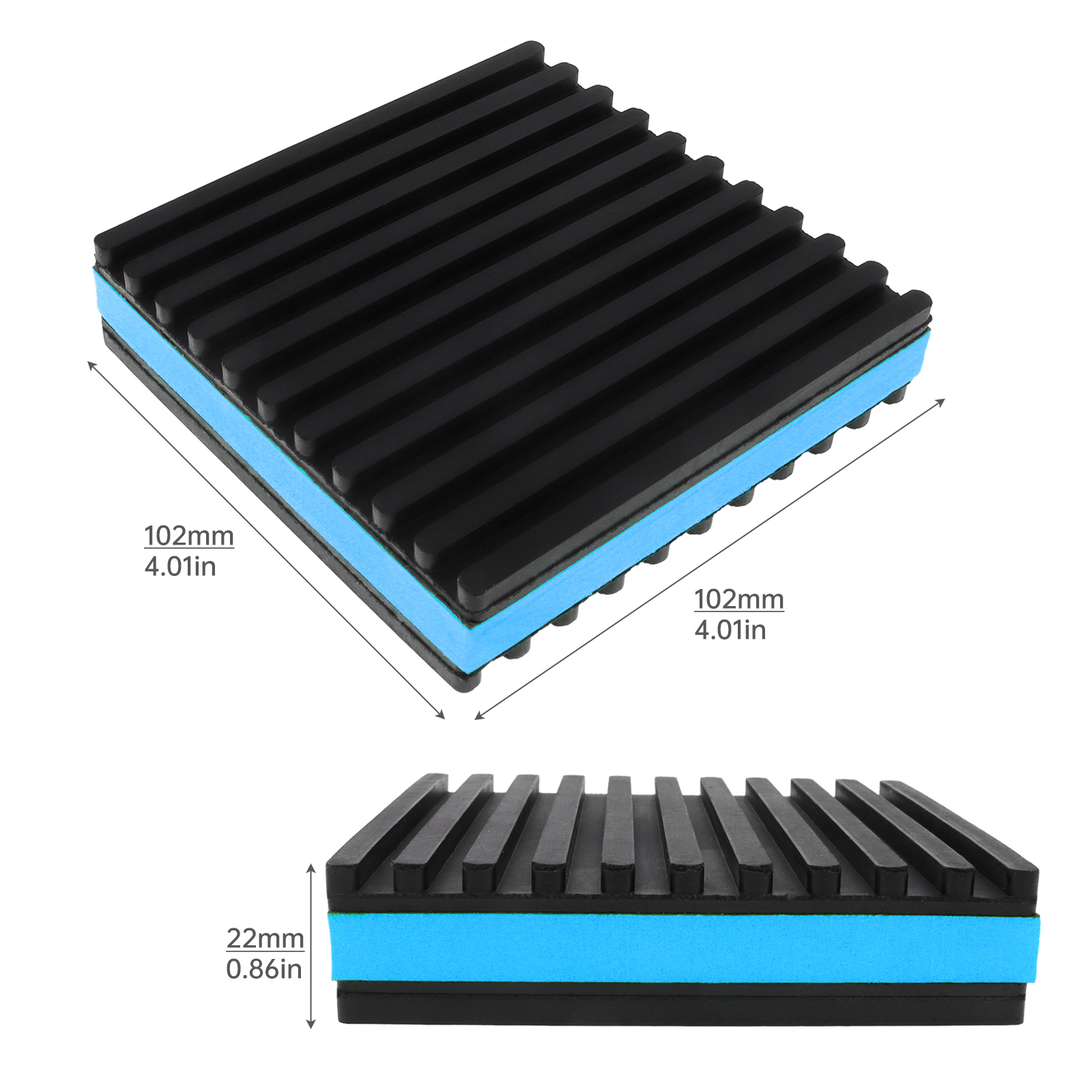 4pcs Rubber Anti-Vibration Pad - Furniture Foot Pad recension och pris