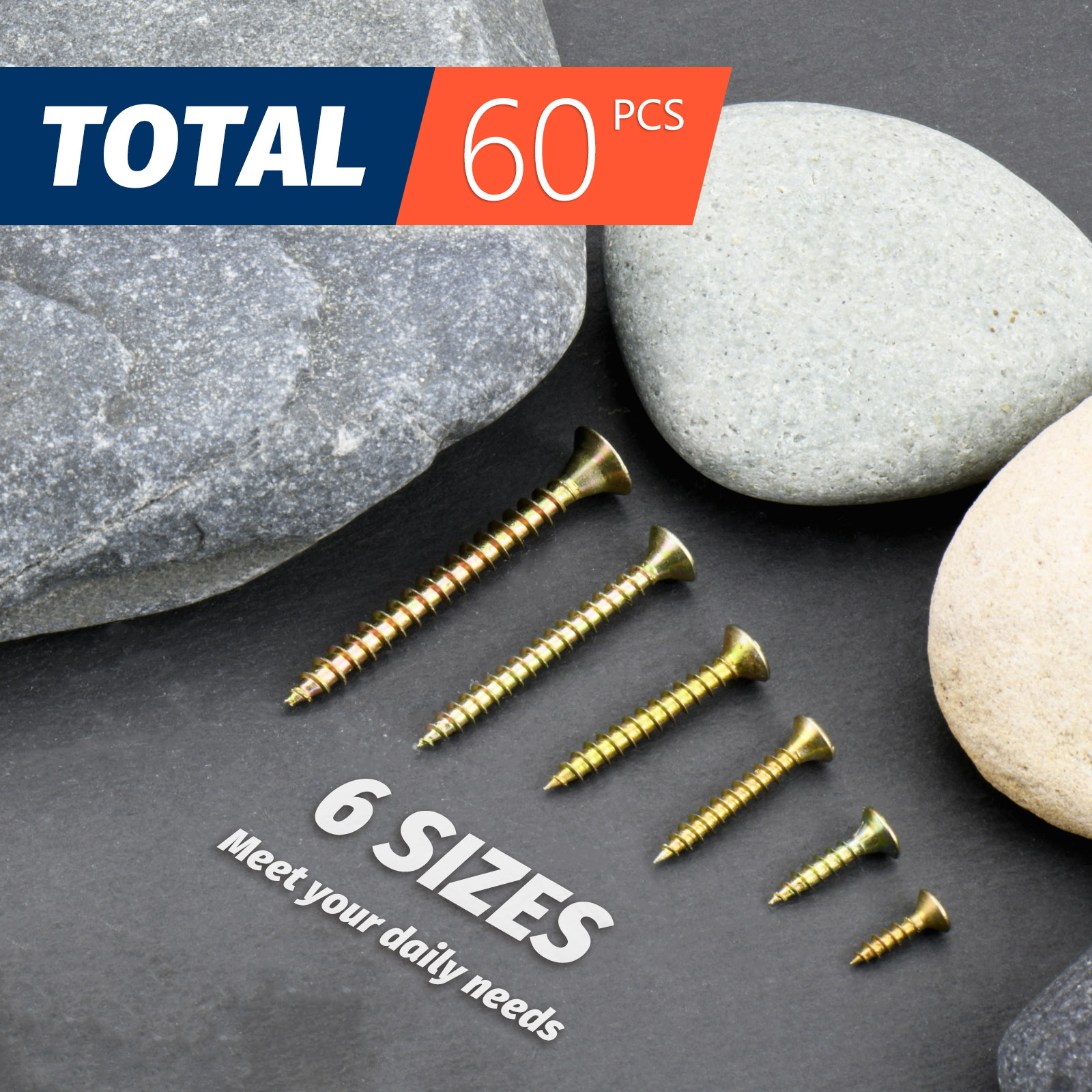 High Hardness Wood Screws Kit  - Furniture Hardware Fixing Screws recension och pris