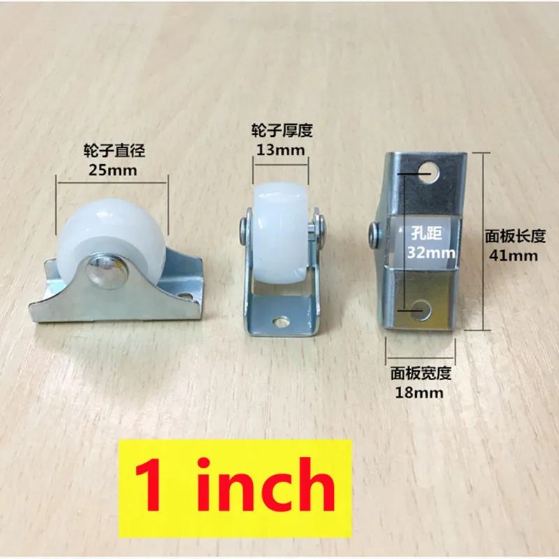 4/8/16pcs White Rail Fixed Cas - Furniture Rails Hardware recension och pris