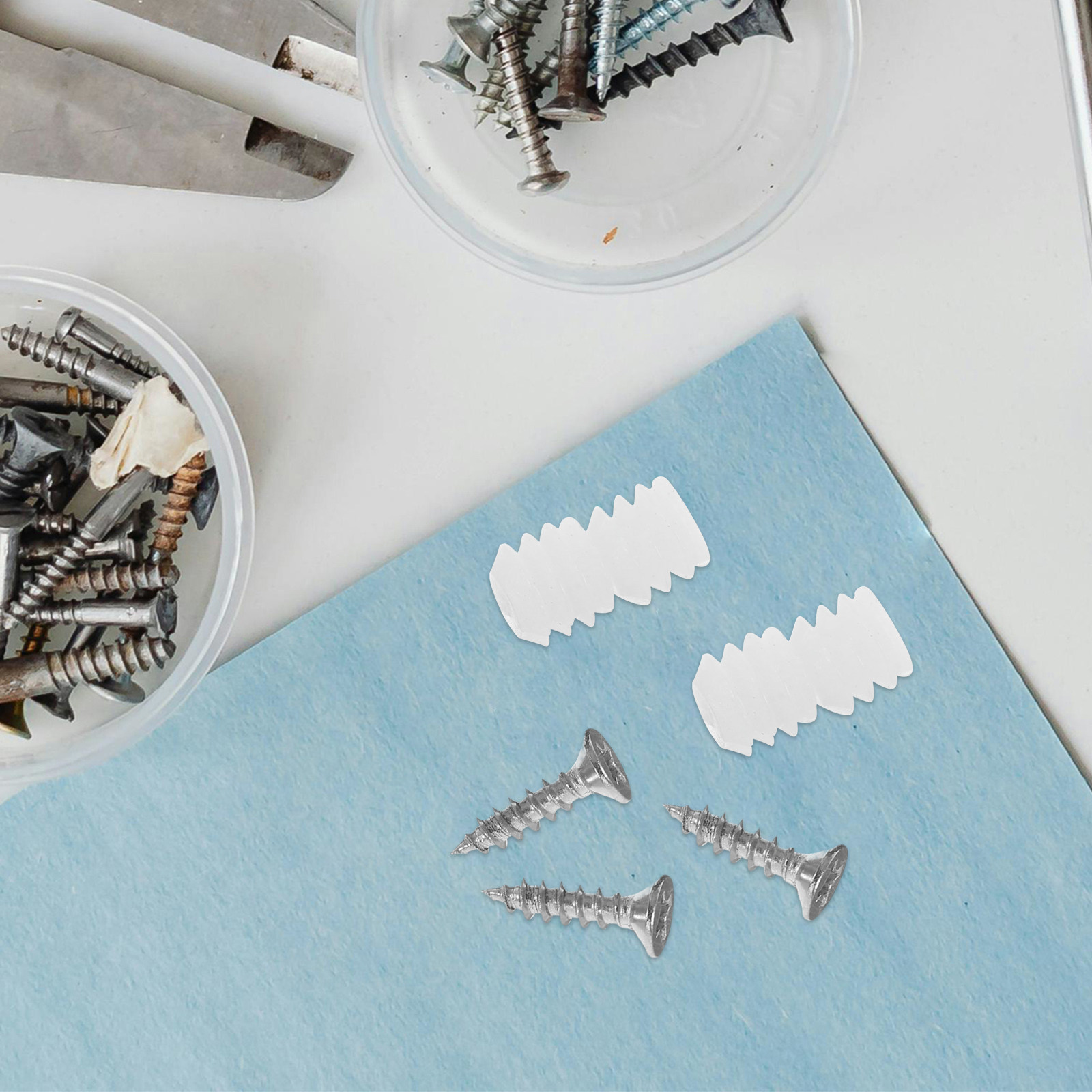 200Pcs Plastic Cabinet Hinge D - Furniture Hardware Fixing Screws recension och pris