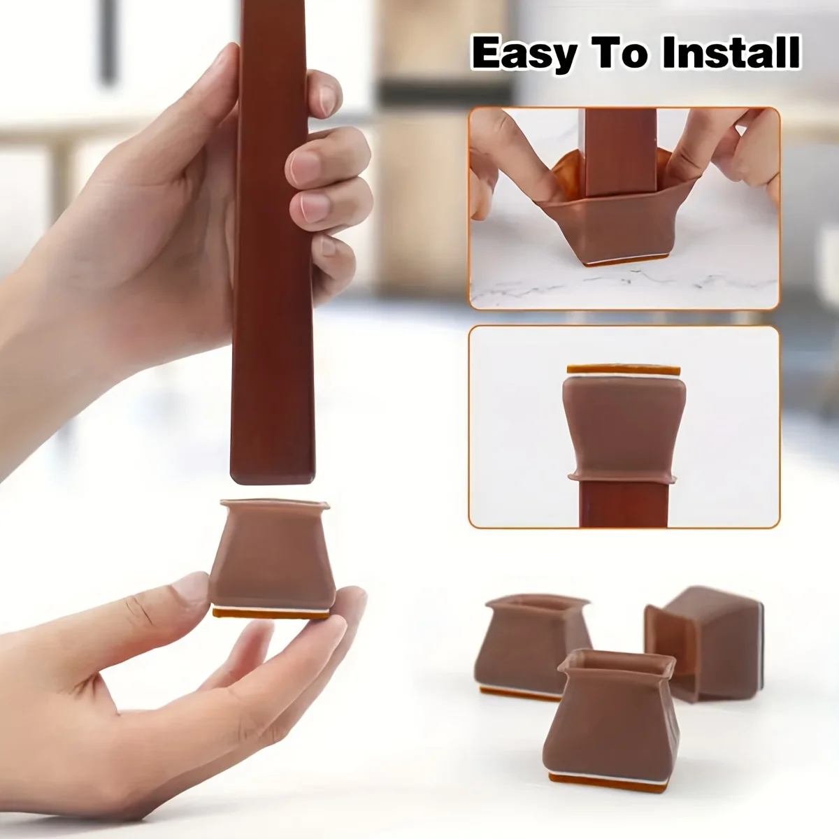 Silicone Edge Wrapped Chair Fo - Furniture Foot Pad recension och pris