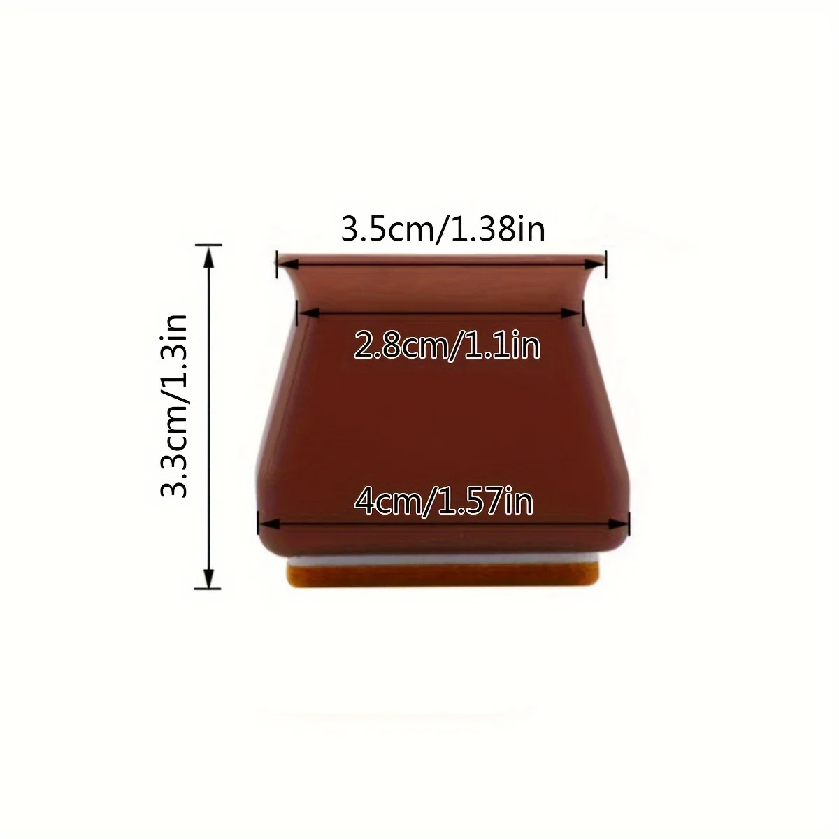 Silicone Edge Wrapped Chair Fo - Furniture Foot Pad recension och pris