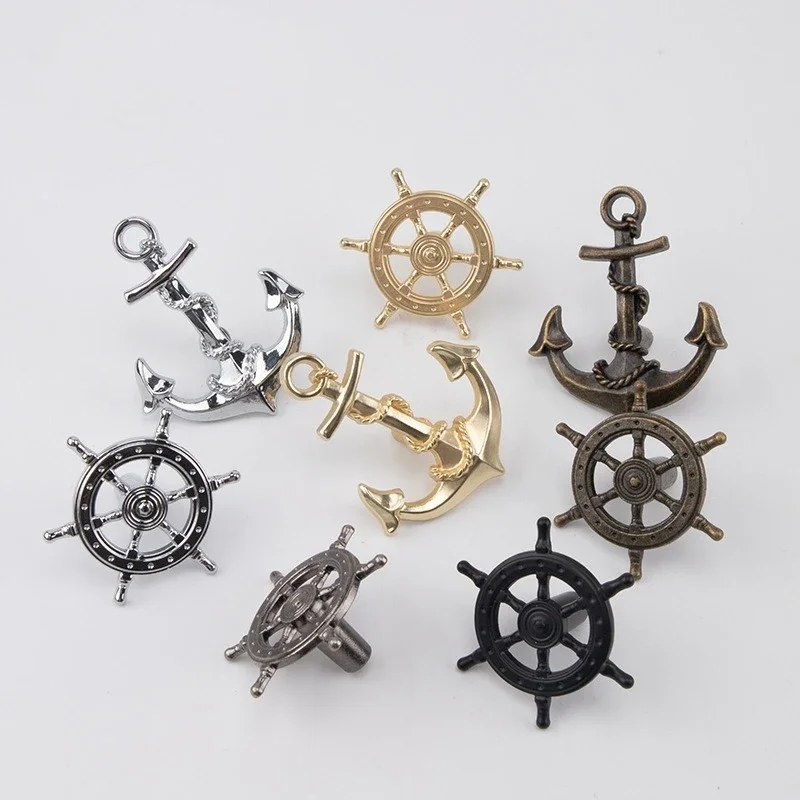 Vintage Anchor Ship Wheel Cabi - Vintage Furniture Hardware Pulls recension och pris